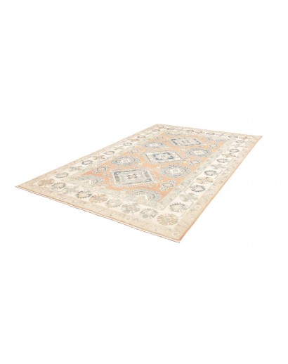 Tappeto Kazak Afghanistan bianco 197x299