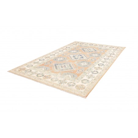Tappeto Kazak Afghanistan bianco 197x299