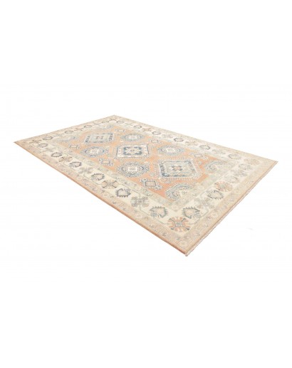 Tappeto Kazak Afghanistan bianco 197x299