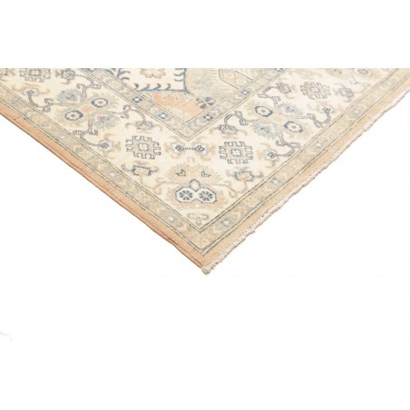 Tappeto Kazak Afghanistan bianco grigio 198x301