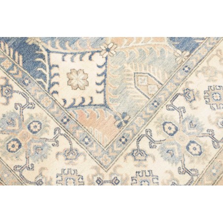 Tappeto Kazak Afghanistan bianco grigio 198x301