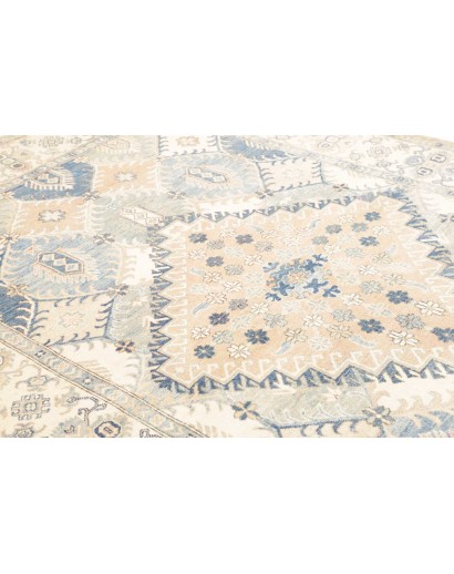 Tappeto Kazak Afghanistan bianco grigio 198x301