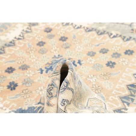 Tappeto Kazak Afghanistan bianco grigio 198x301