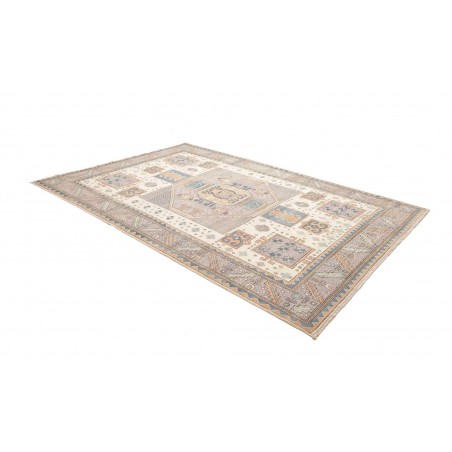 Tappeto Kazak Afghanistan bianco azzurro 211x315