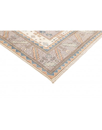 Tappeto Kazak Afghanistan bianco azzurro 211x315