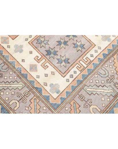 Tappeto Kazak Afghanistan bianco azzurro 211x315