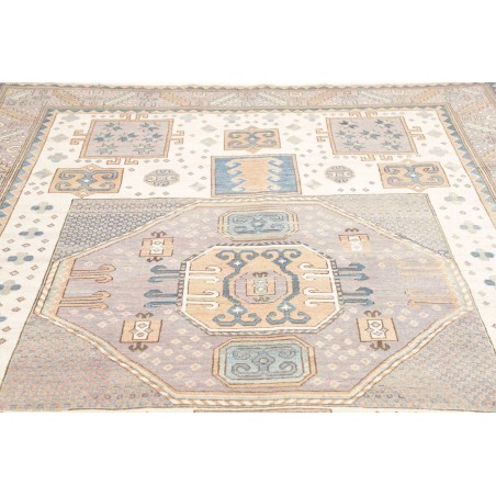 Tappeto Kazak Afghanistan bianco azzurro 211x315