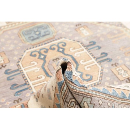 Tappeto Kazak Afghanistan bianco azzurro 211x315
