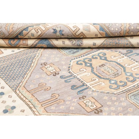 Tappeto Kazak Afghanistan bianco azzurro 211x315