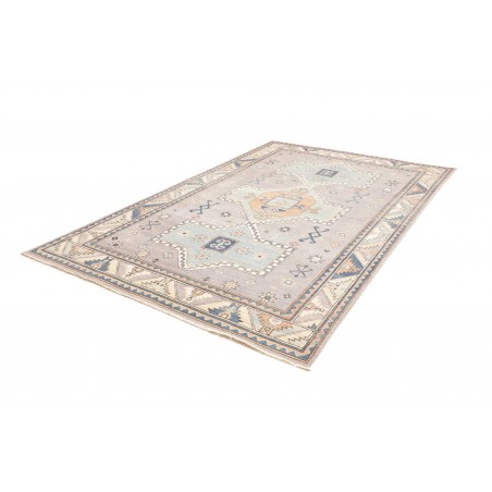 Tappeto Kazak Afghanistan bianco grigio 189x278