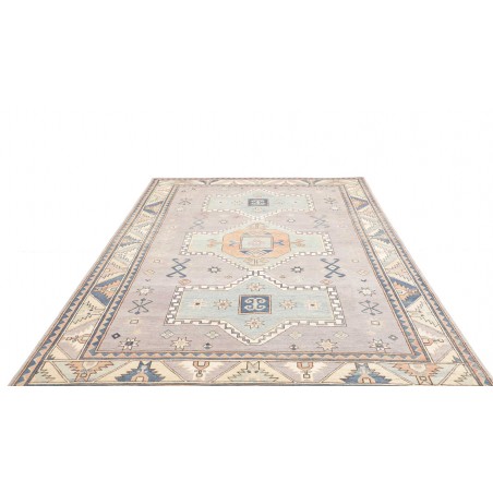 Tappeto Kazak Afghanistan bianco grigio 189x278