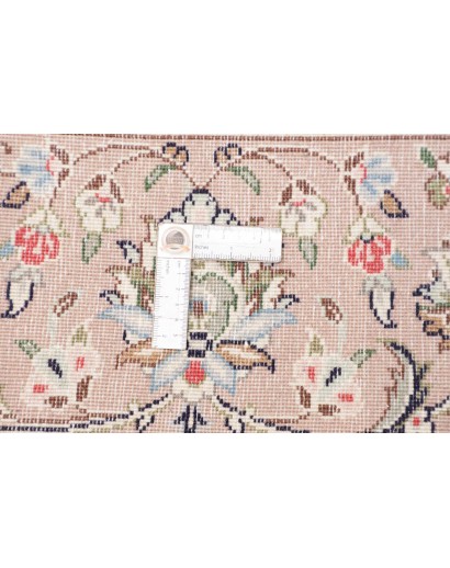 Tappeto Kashan Persia bianco marrone 197x300