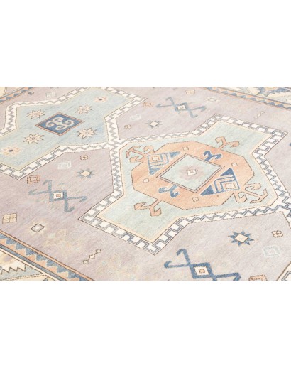 Tappeto Kazak Afghanistan bianco grigio 189x278