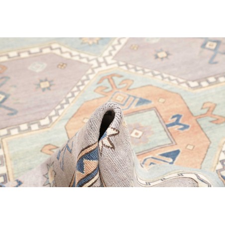 Tappeto Kazak Afghanistan bianco grigio 189x278