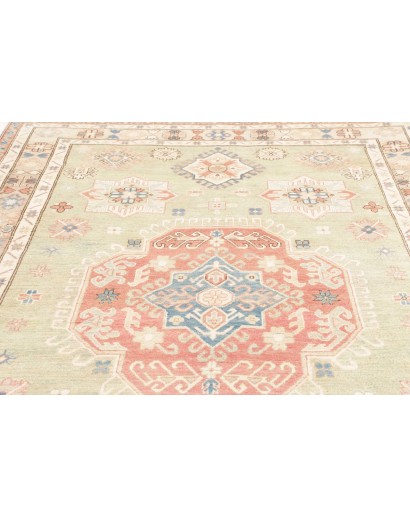 Tappeto Kazak Afghanistan giallo marrone 200x300