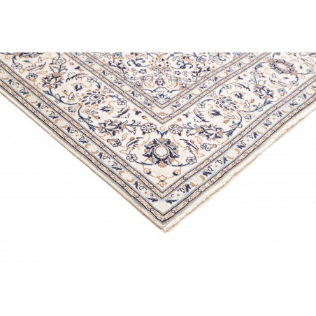 Tappeto Kashan Persia bianco grigio 200x303