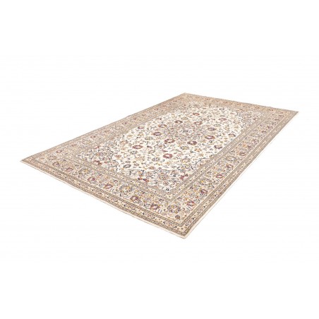 Tappeto Kashan Persia bianco azzurro 200x310