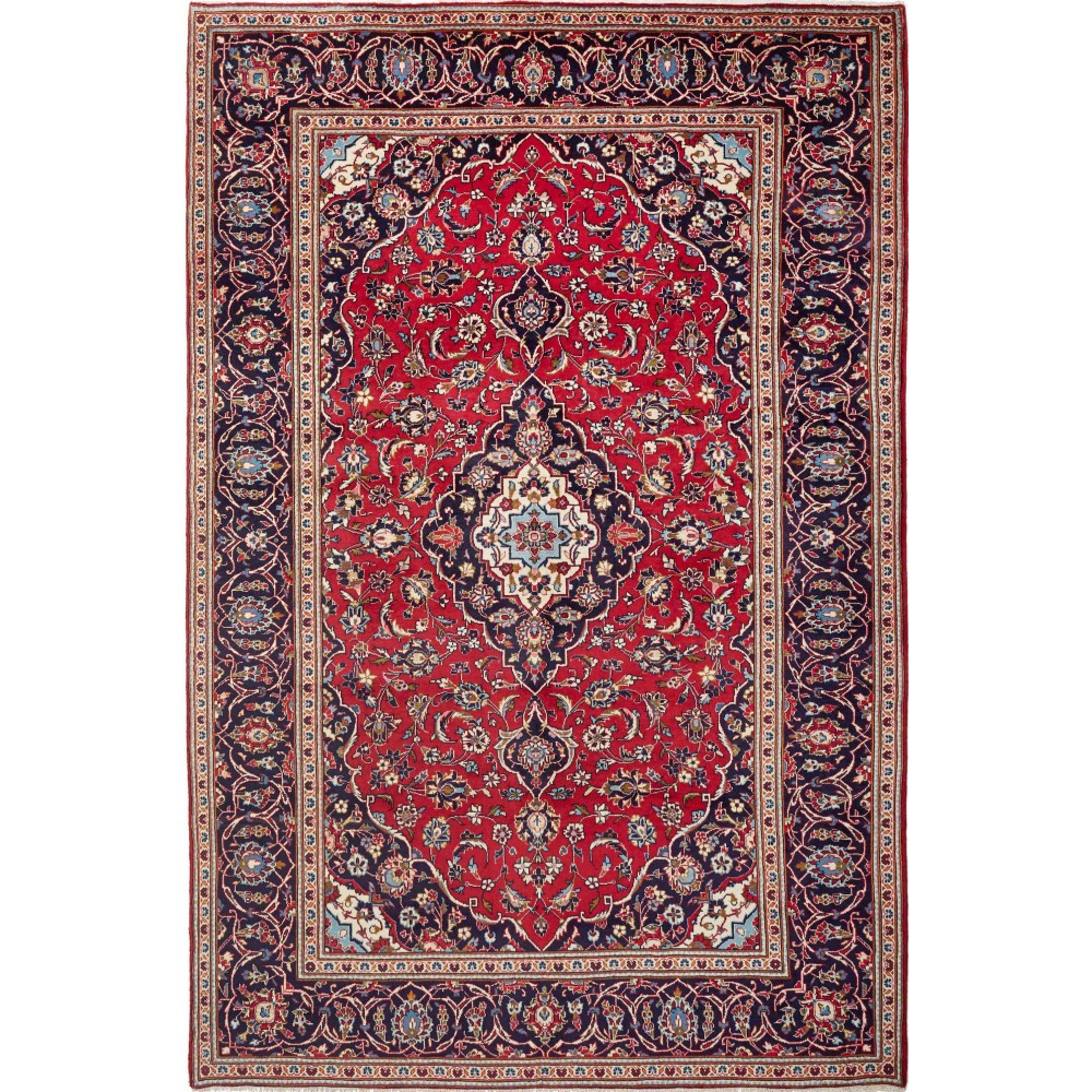 Tappeto Ardakan Persia marrone blu 192x295 Tappeto Ardakan Persia marrone blu 192x295