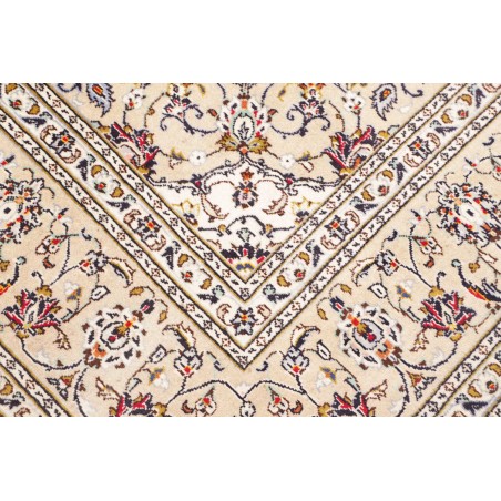 Tappeto Kashan Persia bianco verde 197x300