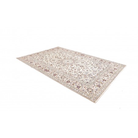 Tappeto Kashan Persia bianco grigio 200x300