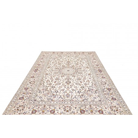 Tappeto Kashan Persia bianco grigio 200x300