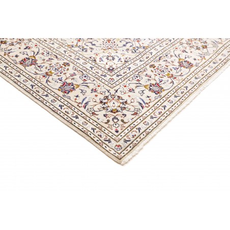 Tappeto Kashan Persia bianco grigio 200x300