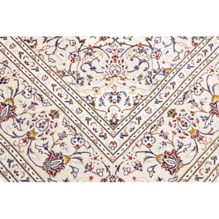 Tappeto Kashan Persia bianco grigio 200x300