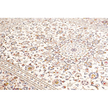 Tappeto Kashan Persia bianco grigio 200x300