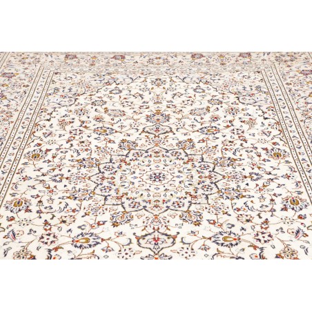 Tappeto Kashan Persia bianco grigio 200x300
