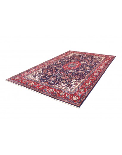 Tappeto Sarough Persia azzurro giallo 215x324