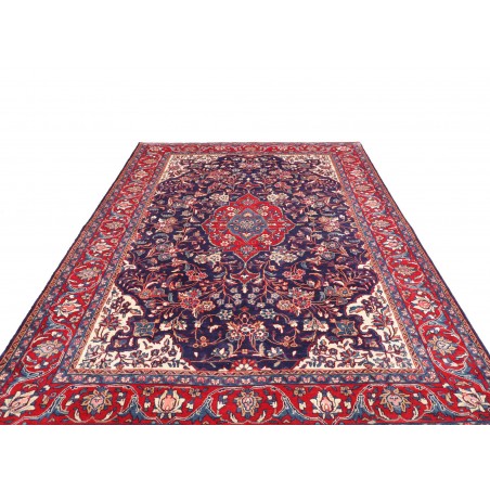 Tappeto Sarough Persia azzurro giallo 215x324