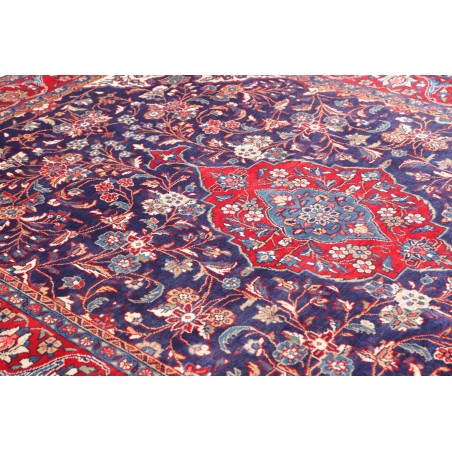Tappeto Sarough Persia azzurro giallo 215x324
