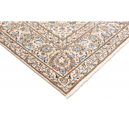 Tappeto Kashan Persia bianco marrone 200x300