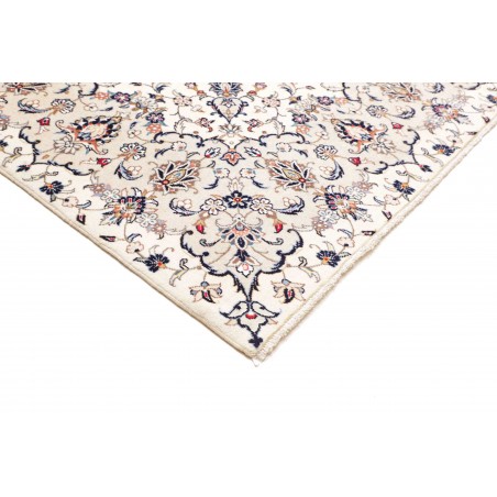 Tappeto Kashan Persia bianco grigio 197x300