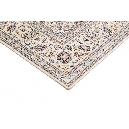 Tappeto Kashan Persia bianco grigio 194x293