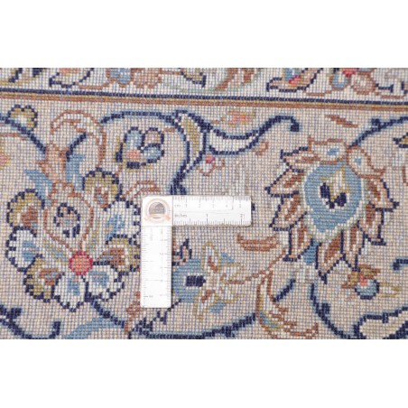 Tappeto Kashan Persia bianco marrone 200x313