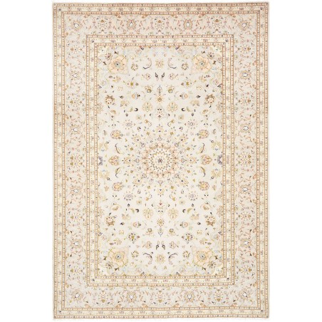 Tappeto Kashan Persia bianco azzurro 202x292