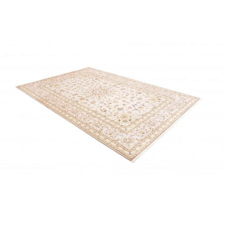 Tappeto Kashan Persia bianco azzurro 202x292