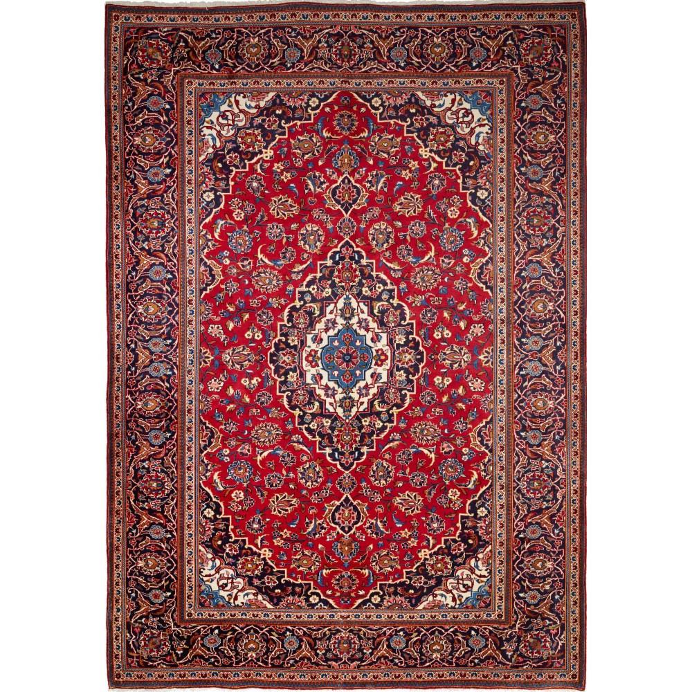 Tappeto Ardakan Persia marrone blu 242x345 Tappeto Ardakan Persia marrone blu 242x345