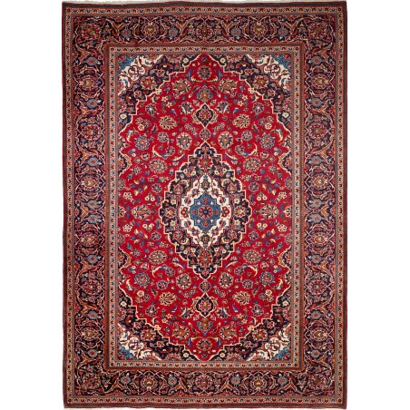 Tappeto Ardakan Persia marrone blu 242x345