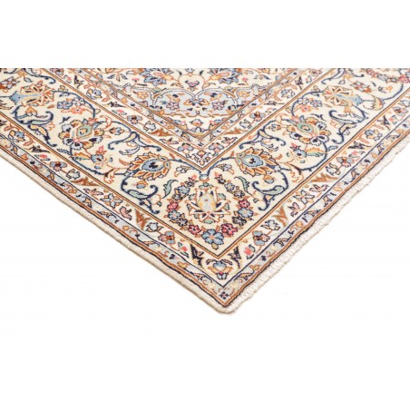 Tappeto Kashan Persia bianco grigio 204x317