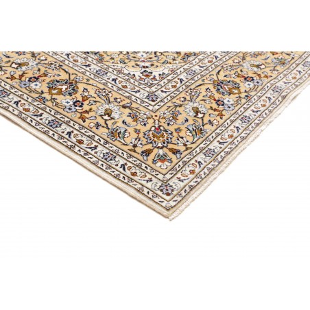 Tappeto Kashan Persia bianco grigio 203x317