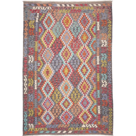 Tappeto Kilim Afghanistan bianco 200x295