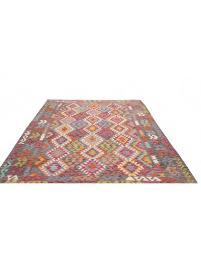 Tappeto Kilim Afghanistan bianco 200x295