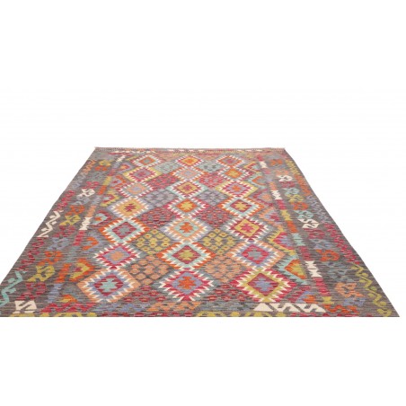 Tappeto Kilim Afghanistan bianco 200x295