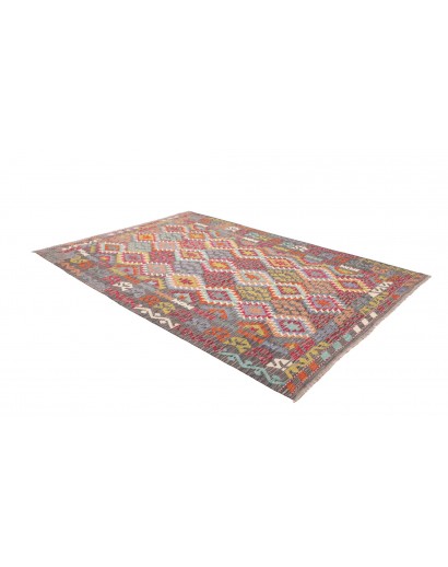 Tappeto Kilim Afghanistan bianco 200x295