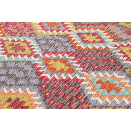 Tappeto Kilim Afghanistan bianco 200x295