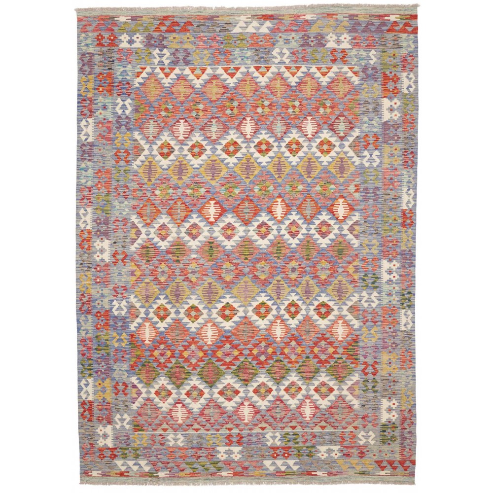 Tappeto Kilim Afghanistan marrone 204x292