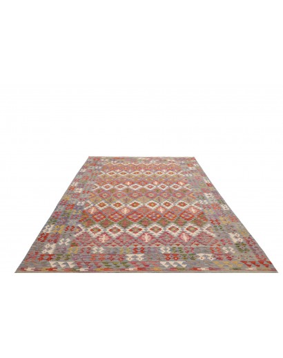 Tappeto Kilim Afghanistan marrone 204x292