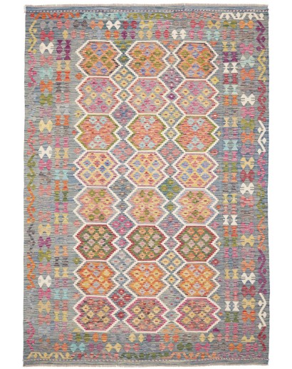 Tappeto Kilim Afghanistan marrone 204x301